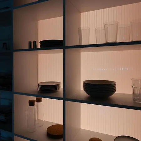 Stylish With A View Of Blue Church Apartmán